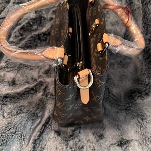 Brown Designer Tote Bag